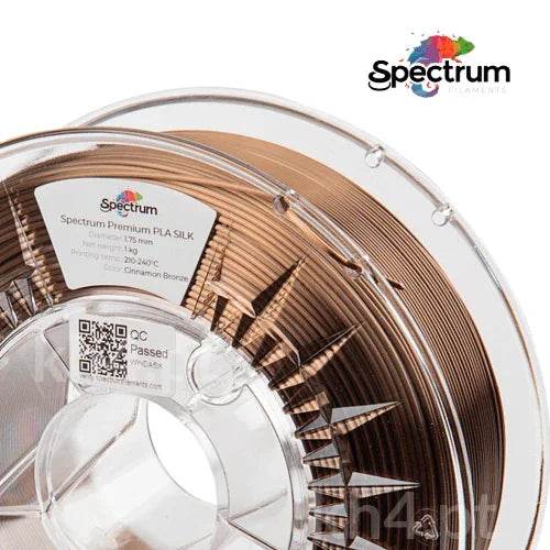 PLA SILK 1kg Cinnamon Bronze - Bronze 1.75mm - SPECTRUM FILAMENTS - Criaconsensos - Serviços Gráficos e Publicidade